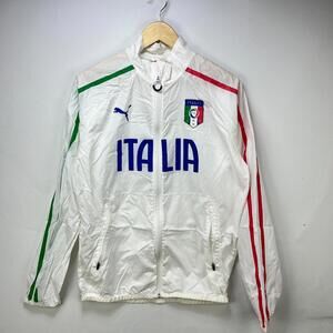 Vintage Puma Italia Italy Y2K Windbreaker Jacket Small
